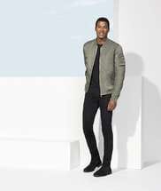 Куртка бомбер унисекс REBEL, черная