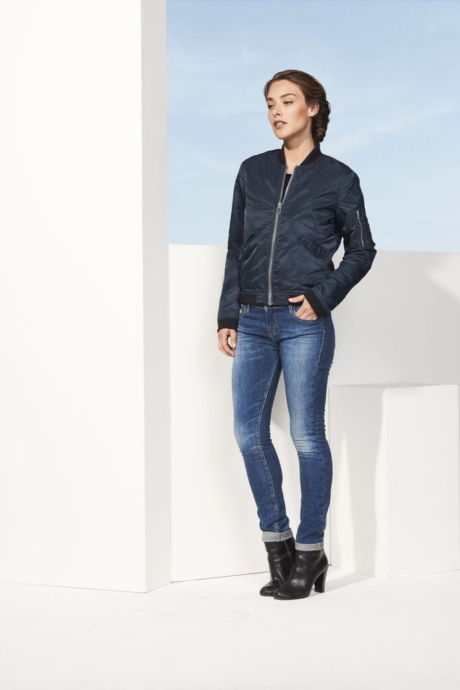 Куртка бомбер унисекс REBEL, черная