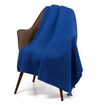 Плед Quill, синий (василек)