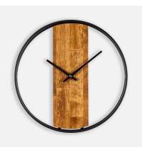 Часы Woodix, черные с коричневым