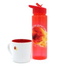 Набор СГОРАЯ САМ, СВЕТИ ДРУГИМ, красный