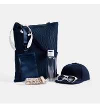 Набор Sommerset, синий с белым