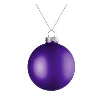 Елочный шар Finery Matt, 8 см, матовый фиолетовый