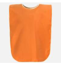 Манишка Member, оранжевая с белым