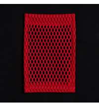 Карман из крупной сетки Pose, красный