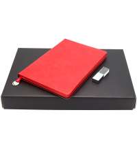 Подарочный набор ЗАМЕТЬ И ЗАПОМНИ, красный