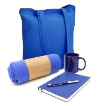 Подарочный набор Тепло и вдохновение, синий