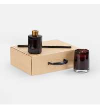 Набор Fragnola, грейпфрут и ветивер, бордовый