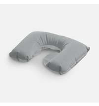 Надувная подушка под шею в чехле Sleep, темно-серая