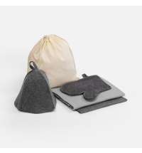 Банный набор Heat Therapy ver.2, мужской, светло-серый