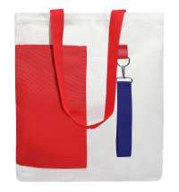 Сумка для покупок BANSHEE TO GO 325 г/м&sup2;, красная/синяя