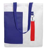 Сумка для покупок BANSHEE TO GO 325 г/м², синяя/красная
