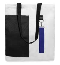 Сумка для покупок BANSHEE TO GO 325 г/м², чёрная/синяя
