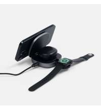 Складная станция беспроводной зарядки flowPad, серая