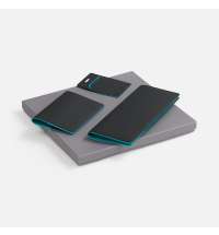 Набор Multimo Simple, черный с бирюзовым