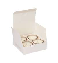 Набор ароматических свечей Sento, бежевый