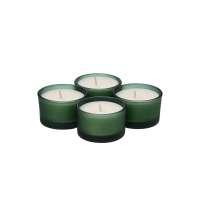 Набор ароматических свечей Sento, зеленый