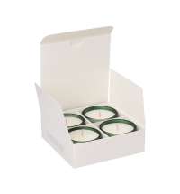 Набор ароматических свечей Sento, зеленый