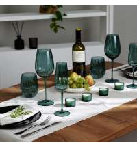 Набор ароматических свечей Sento, зеленый