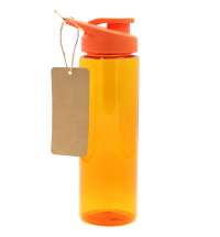 Пластиковая бутылка Ronny To Go с биркой, оранжевая