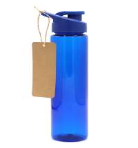 Пластиковая бутылка Ronny To Go с биркой, синяя