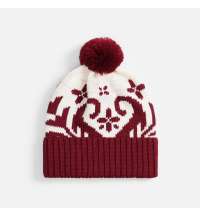 Шапка Wintertude, красная с белым