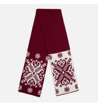 Шарф Wintertude M, красный с белым
