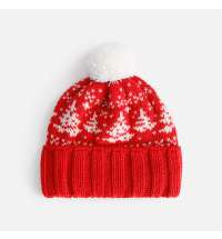 Шапка Holidale, красная с молочным