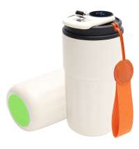 Термокружка Ashly To Go, белая/оранжевая/светло-зелёная