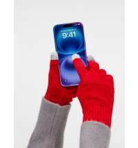 Перчатки сенсорные Spotti Senso, красные