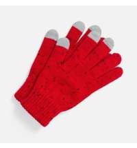Перчатки сенсорные Spotti Senso, красные