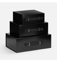 Коробка складная Holdfold, L, черная