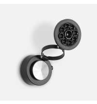 Вакуумная магнитная подставка airFix, черная с серым