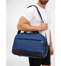 Спортивная сумка Atlantes, синяя с черным