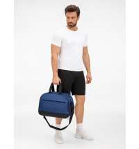 Спортивная сумка Atlantes, синяя с черным