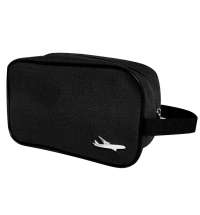 Несессер Колумб с шильдом - самолёт, чёрный