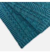 Плед Hygge, темно-зеленый