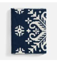 Шарф Wintertude L, синий с белым