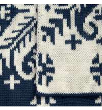 Шарф Wintertude L, синий с белым