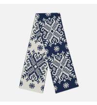 Шарф Wintertude L, синий с белым