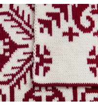 Шарф Wintertude L, красный с белым