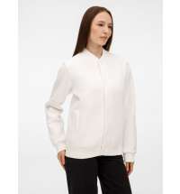 Бомбер унисекс AtmosWear, молочно-белый