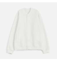 Бомбер унисекс AtmosWear, молочно-белый