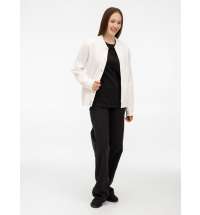 Бомбер унисекс AtmosWear, молочно-белый