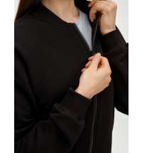 Бомбер унисекс Townie, черный