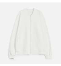 Бомбер унисекс Townie, молочно-белый