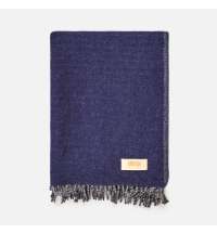 Плед Devika, синий с серым