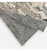 Плед Savanna, белый с синим