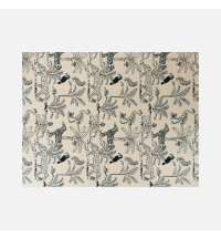 Плед Savanna, белый с синим