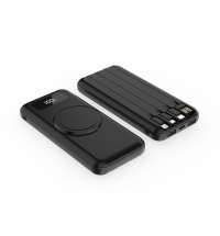 Внешний аккумулятор Authority с беспроводной зарядкой, 10000 Mah, чёрный